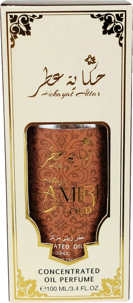 Hekayat Attar Amiri Oud Perfume Oil