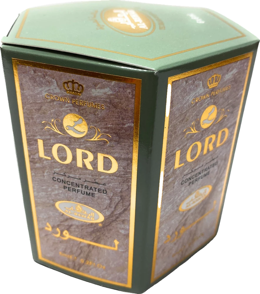 Al Rehab Lord 6 Pack Attar Rollon Bottle