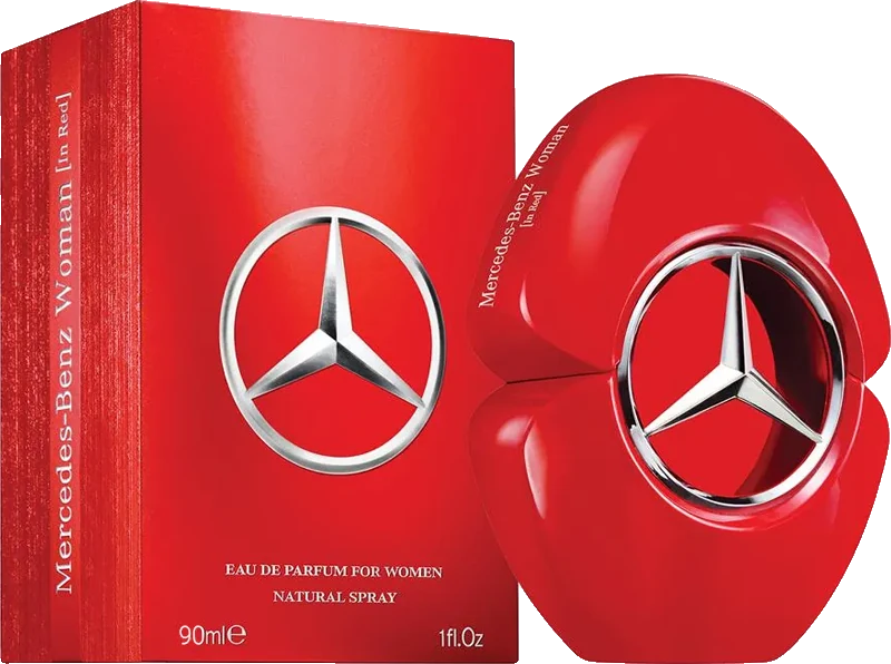 Mercedes Benz In Red