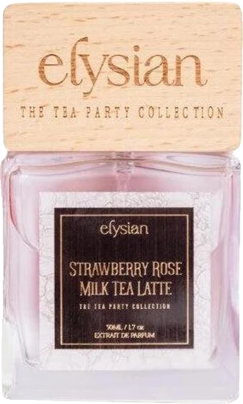Elysian Strawberry Rose Milk Tea Latte