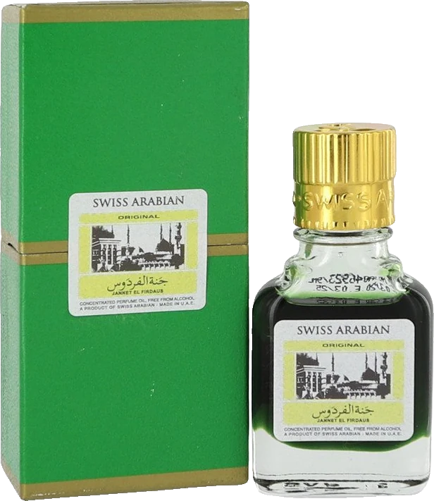Swiss Arabian Jannet El Firdaus Free From Alcohol Green Attar