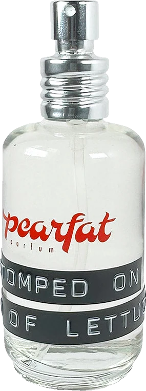 Pearfat Parfum Stomped on Bed of Lettuce