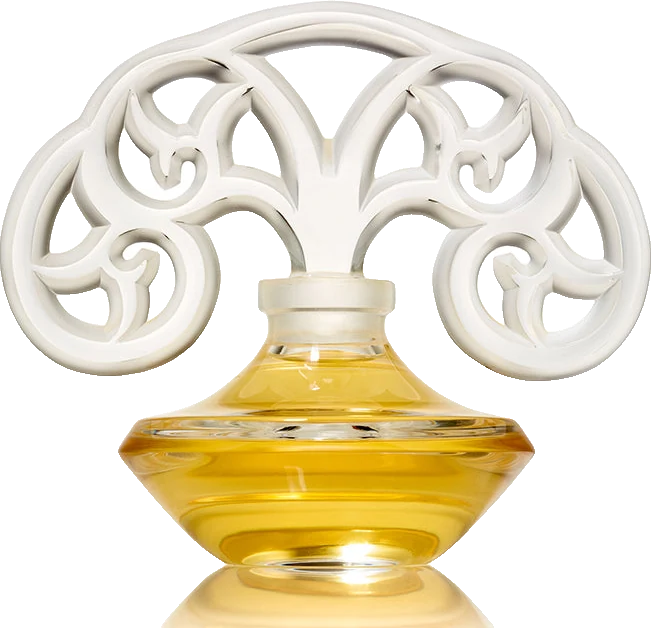 Shalini Jardin Nocturne by Shalini Parfum presented in a Lalique crystal flacon