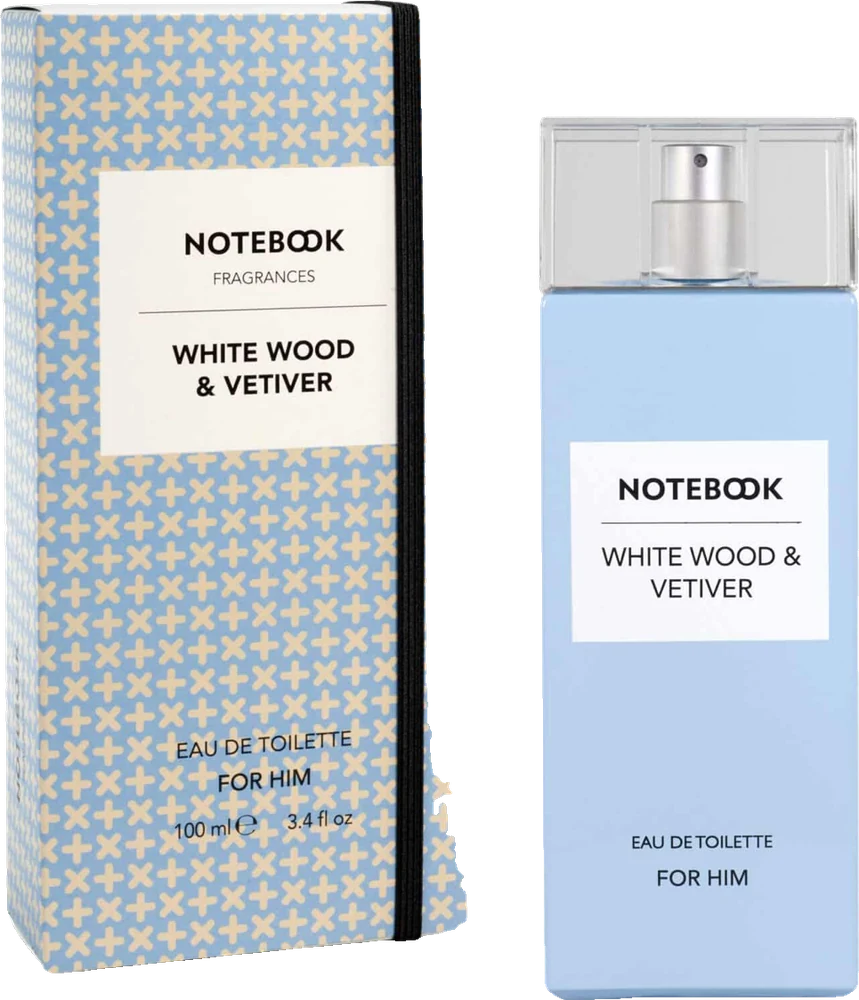 Notebook White Wood & Vetiver
