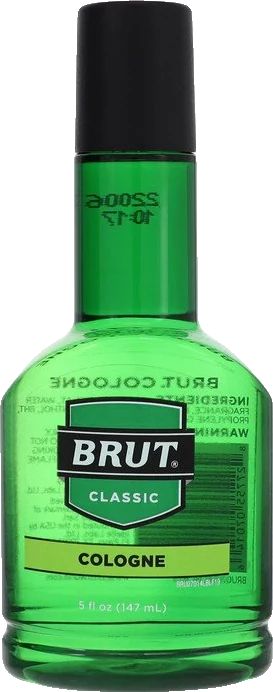 Faberge Brut Cologne Plastic Bottle