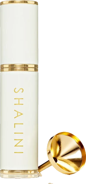 Shalini White Laquer and Gold Purse