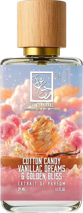 Dua Fragrances Cotton Candy Vanillac Dreams & Golden Bliss