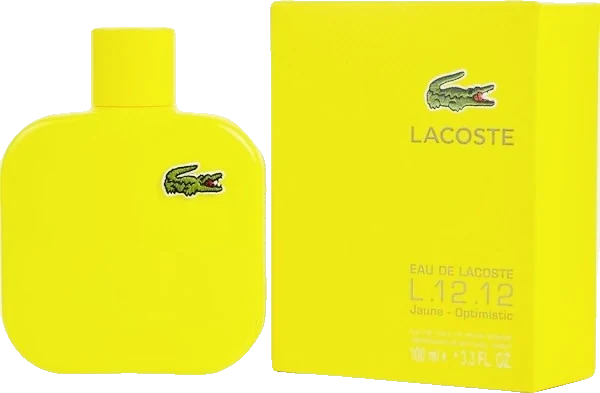 Lacoste L.12.12. Jaune Yellow Optimistic for Men/pour Homme