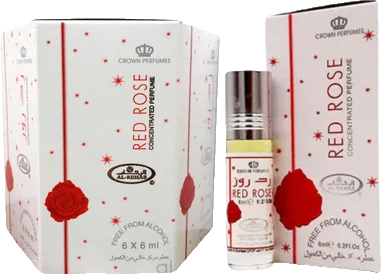 Al Rehab Red Rose Attar x 6