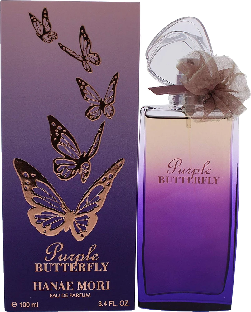 Hanae Mori Purple Butterfly