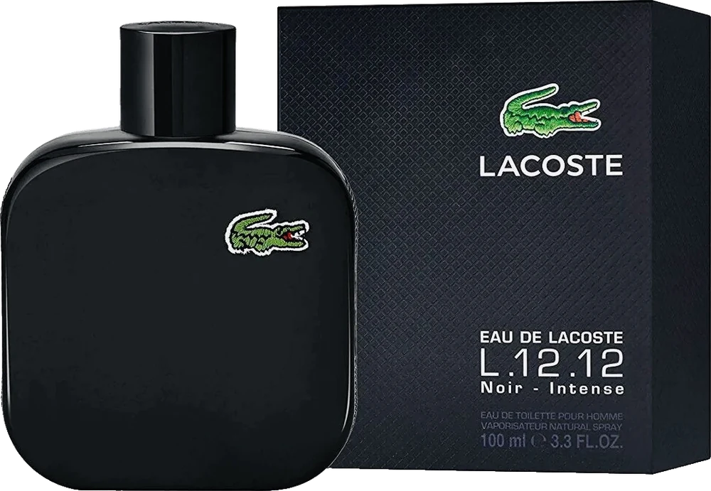 Lacoste L.12.12 Noir Black Intense for Men/pour Homme