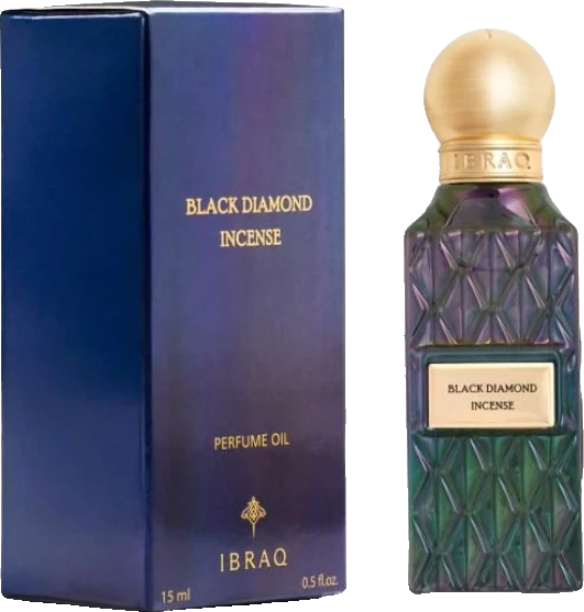 Ibrahim Al Qurashi Black Diamond Incense Perfume Oil