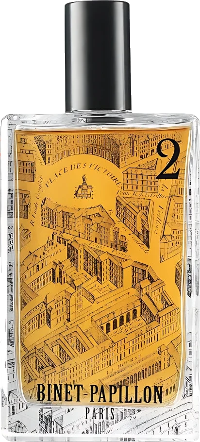 Binet-Papillon No. 2 Ambre Demi-Deuil