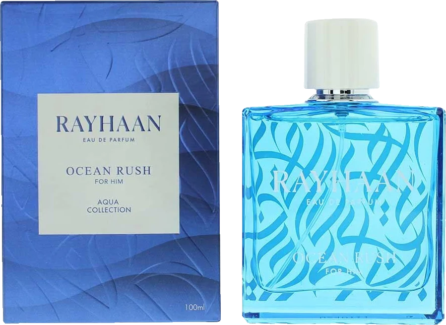 Rayhaan Ocean Rush Pour Homme Aqua Collection