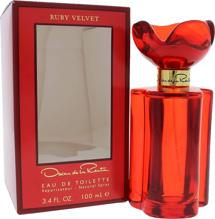 Oscar De La Renta Oscar Ruby Velvet