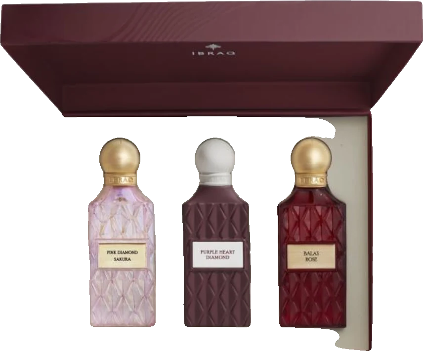 Ibrahim Al Qurashi Diamond Collection Maroon Box 3
