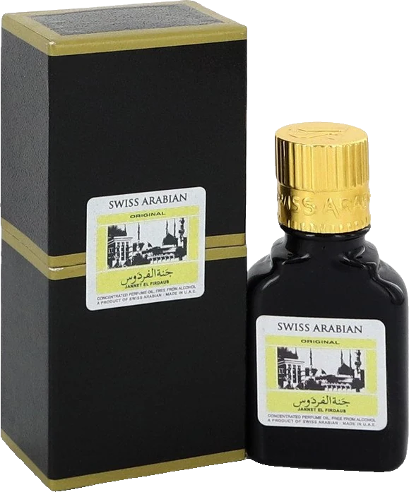 Swiss Arabian Jannet El Firdaus Free From Alcohol Black Edition Floral Attar